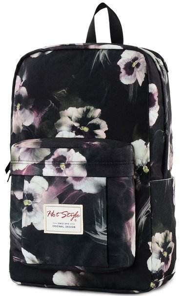 15.6-inch Laptop Backpack - HotStyle 599s Waterproof Fashion Floral College Bookbag