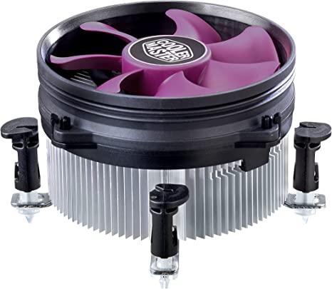 Cooler Master X Dream i117 Sistema di Raffreddamento ad Aria della CPU - Design a Croce Basso Profilo 60,4mm, Ventola 95mm (19 dBA, 1800 RPM), Installazione Clip Push-Pin - Compatibile Intel LGA 1200