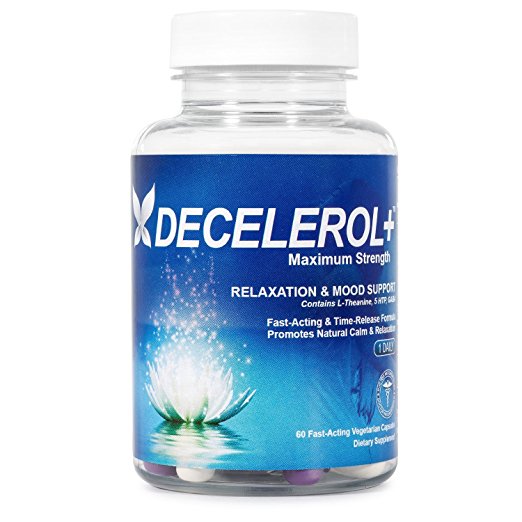 Decelerol  Natural Anxiety Relief Supplement 60 Capsules