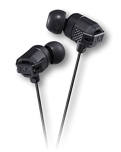 JVC HAFR202B Smartphone Series Xtreme Bass Earbuds, Black