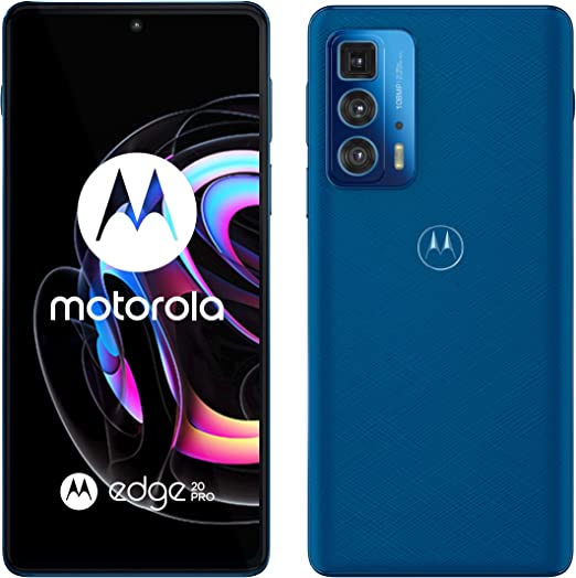 Motorola Moto Edge 20 Pro 5G 4G LTE 256GB   12GB GSM NFC 108MP Unlocked International XT2153-1 (Not Verizon Sprint Boost Cricket) (w/Fast Car Charger Bundle)