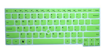Ultra Thin Soft Silicone Gel Keyboard Protector Skin Cover for IBM Lenovo ThinkPad S3, S430, X230, E330, E335, E430, E430C, E431, E435, E440, E445, T430, T430c, T430s, T430u, T431s, T440, T440p, T440s, L440, L330, T530, L530, W530 (if your "enter" key looks like "7", our skin can't fit) with CaseBuy Retail Packaging (Semi-Green)