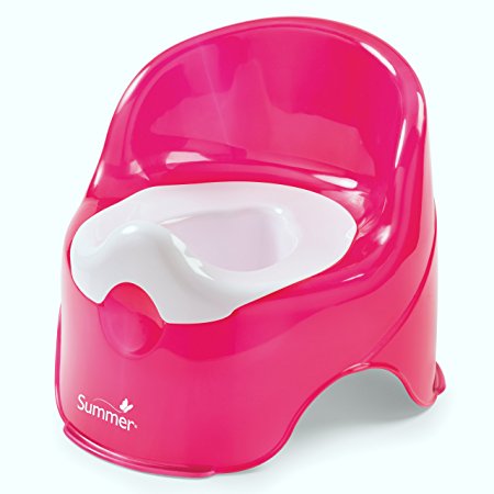 Summer Infant Lil' Loo Potty, Raspberry and White