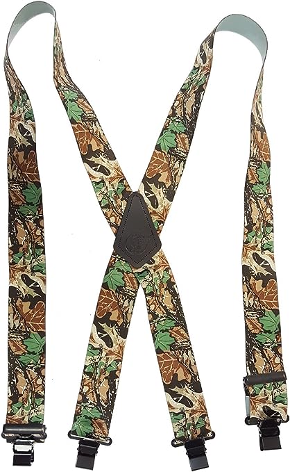 USA MADE CUSTOM SUSPENDERS • 2" WIDE • STRONG METAL CLIPS • BUY AMERICAN !
