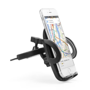 Anker CD Slot Mount Car Mount Phone Holder for iPhone iPod Samsung LG Nexus HTC Motorola Sony and Other Smartphones and MP3 Players Black