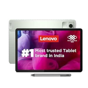 Lenovo Tab M11 with Pen| 4G (LTE)   Wi-Fi | 8 GB RAM, 128 GB ROM (Expandable Upto 1 TB)| 11 Inch Screen, 90 Hz Refresh Rate| Quad Speaker with Dolby Atmos| 13 MP Rear Camera| Google Kids Space