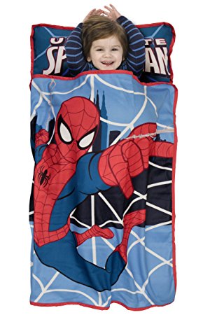 Marvel's Spiderman Toddler Nap Mat, Blue, Red