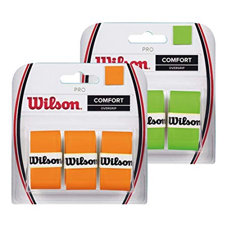 Wilson Pro Tennis Racquet Over Grip, Pack of 3