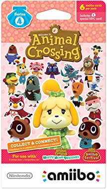 Nintendo Animal Crossing amiibo Cards Series 4 for Nintendo Wii U, 1-Pack (6 Cards/Pack)