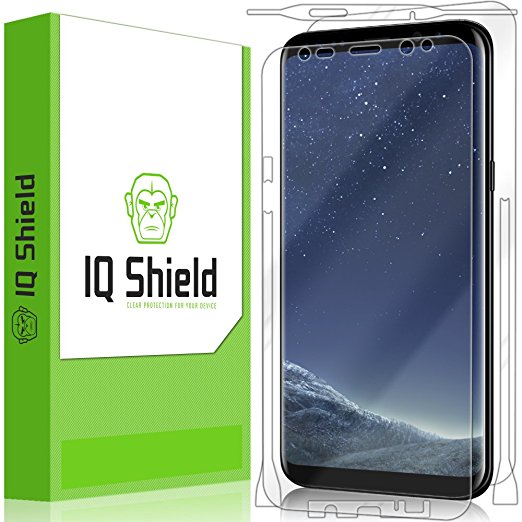 Galaxy S8 Plus Screen Protector, IQ Shield LiQuidSkin Full Body Skin   Full Coverage Screen Protector for Galaxy S8 Plus (S8 ) HD Clear Anti-Bubble Film