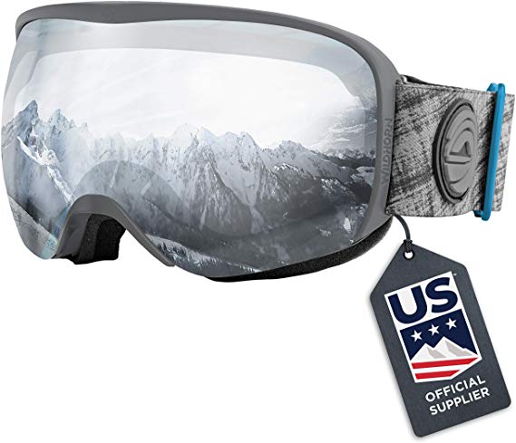 Wildhorn Cristo Ski Goggles - US Ski Team Official Supplier - Snow Goggles for Men, Women & Youth