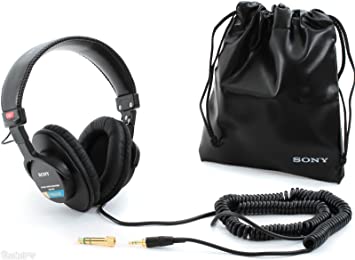 Sony MDR7506 Close Ear Headphone (Black)