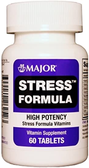 Major Pharm Major Stress Formula High Potency Vitamin Supplement, 500 mg- 60 tab