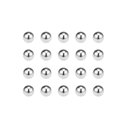 uxcell 4.5mm Bearing Balls 304 Stainless Steel G100 Precision Balls 50pcs