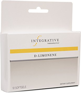 Integrative Therapeutics - D-Limonene - Relief for Occasional Heartburn, Acid Indigestion, and Upset Stomach - 10 Softgel Capsules