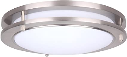 LIT-PaTH 10 Inch LED Ceiling Light, LED Flush Mount with Dimmable, 14W Replace 100W, 994 Lumen, ETL and ES Qualified (4000K-Bright White)