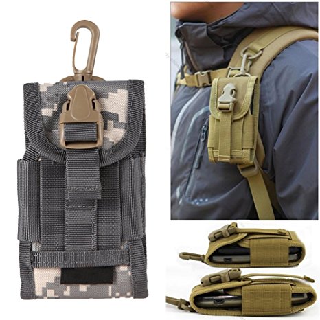 Chinatera Mens Molle Outdoor Hunt Multifunctional Accessories Bag Sundries Bags Key Cell Phone Waist Bag Pouch Case
