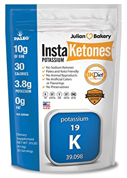 InstaKetones® 10g GoBHB®  Potassium Per Scoop (Sodium Free) (30 Servings) Exogenous Ketones