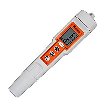 BIPEE 6021A Hand Held Digital 0~14 Ph Meters, Temperature Dual Display with ATC, Waterproof Water Quality Tester