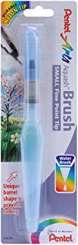 Pentel Arts Aquash Water Brush, Small Brush, Fine Point Tip,  1 Pack (FRHFBP)