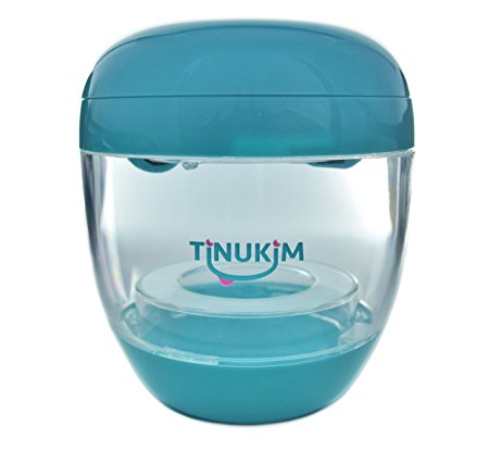 Tinukim Portable UV Sterilizer for Pacifier and Baby Bottle Nipples: Eliminates 99.9% of Bacteria and Germs (Blue)