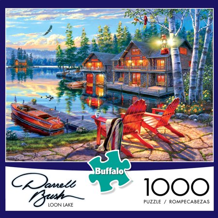 Buffalo Games - Darrell Bush - Loon Lake - 1000 Piece Jigsaw Puzzle
