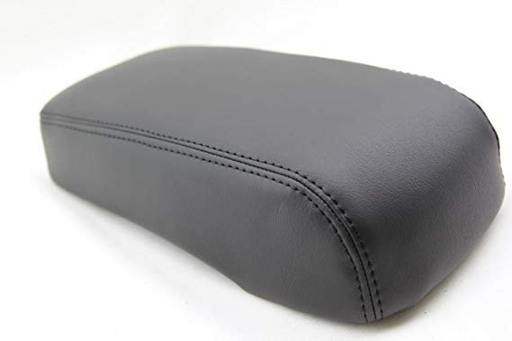 Autoguru Hummer H3 Center Console Armrest Synthetic Leather Cover Black for 05-11