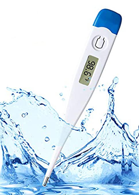 Digital LCD Thermometer for Armpit Oral with Fast Accurate and Readings for Baby Kids and Adult