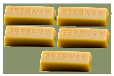 Pure Golden Tan Beeswax 5 1oz cute block 5oz pure beeswax