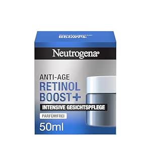 Neutrogena Retinol Boost  Intensive Gesichtspflege (50 ml), reichhaltige Anti Aging Gesichtscreme mit reinem Retinol, für glattere, gepflegte Haut