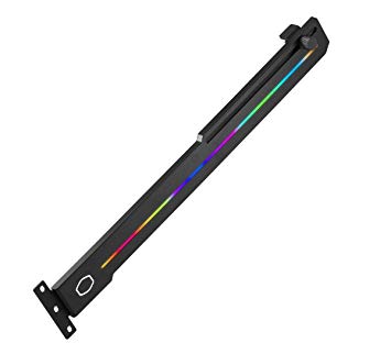 Cooler Master ELV8 Addressable RGB Vertical Universal Graphic Card Holder, Built-in ARGB Strip, Adjustable Length and Height Support