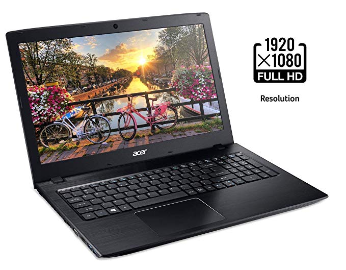Newest Acer Aspire E 15 Full HD Laptop with 15.6" 1920x1080 LED-Backlit Display, Intel Core i3-8130U Up to 3.4GHz, 6GB RAM, 1TB HDD, Webcam, DVD, USB 3.1 Type-C, 802.11ac, Bluetooth, HDMI, Windows 10