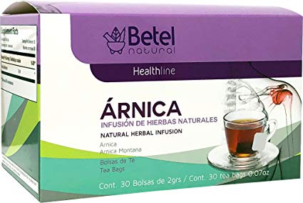 Arnica Tea by Betel Natural - Inflammation and Pain Support - 30 Tea Bags
