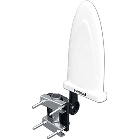 Polaroid 50 Mile HDTV Antenna - Receives Free HDTV Broadcast Channels, 50 Mile Reception, Enhanced Quality & Sound