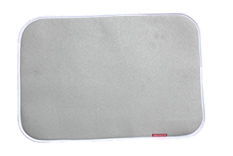 TheQuiltMate - Premium Ironing Pad, Designed Especially for Quilters and Crafters, CLASSIC, Silver, 17 in x 25 in