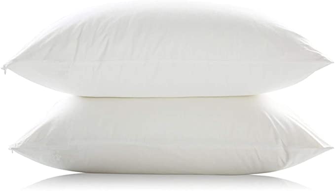 Dreamaker Bamboo Cotton Waterproof Pillow Protector Standard Queen/King Sizes (2, Standard/Queen 20"X30" (51X76cm))