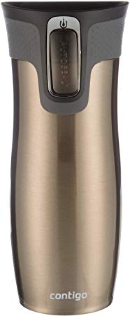 Contigo West Loop Autoseal Travel, Stainless Steel Thermal, Vacuum Flask, Leakproof Tumbler, Coffee Mug with BPA Free Easy-Clean Lid