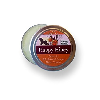 HAPPY HINEY. Calendula Diaper Rash Ointment. 100% Natural and Organic. Handmade in Small Batches. Made with Calendula, Coconut and Shea.