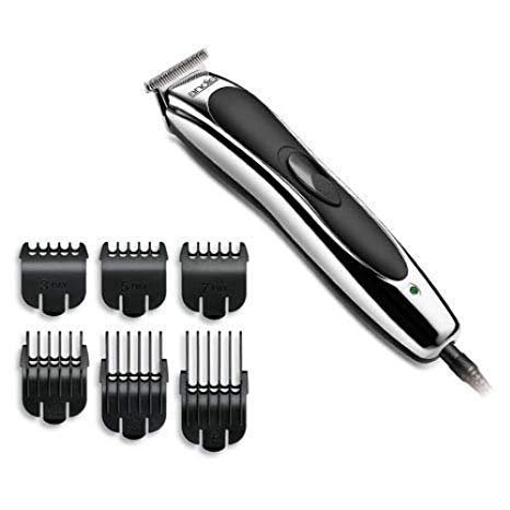 Andis CORD/CORDLESS Mens Hair Trimmer with T-BLADEand BONUS FREE OldSpice Body Spray Included