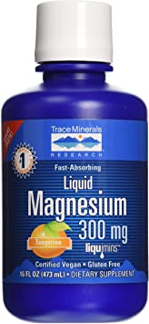 Trace Minerals Research 300 mg 473 ml Liquimins Magnesium Liquid