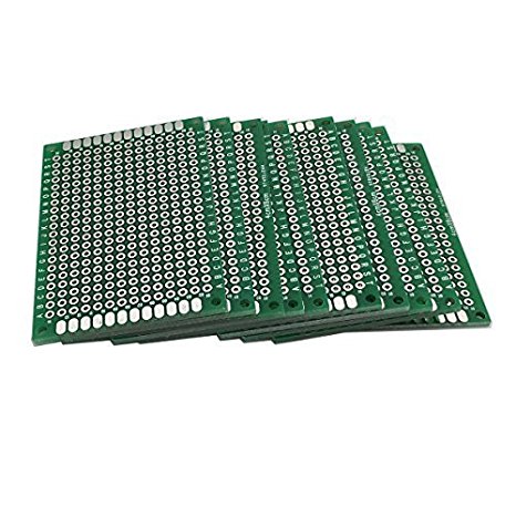 McIgIcM Prototype pcb,10pcs 4X6CM Double-side Prototype PCB Board Kit Universal Printed Circuit Board 4x6cm