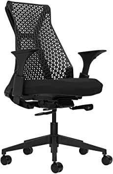 Bowery Fully Adjustable Management Office Chair (Black/Black)