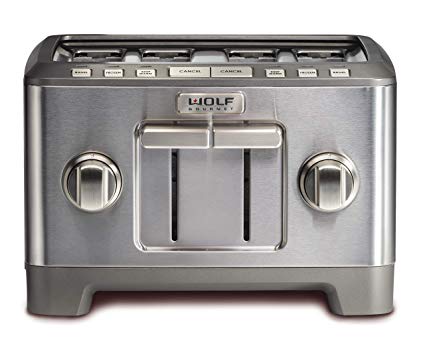 Wolf Gourmet 4 Slice Toaster (WGTR124S) (Stainless Steel)