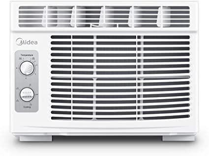 MIDEA MAW05M1BWT Window air Conditioner 5000 BTU with Mechanical Controls, White