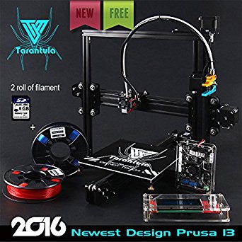 Tarantula i3 3D Printer Kit / SD-Card Reader / USB 2.0 & 2 Rolls Filament Bundle