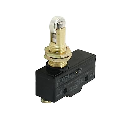 uxcell a14070300ux0251 Panel Mount Spsd 12.5 mm Roller Rolling Plunger Limit Switch Z-15GQ22-B