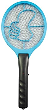 Superway Bug Zapper Electric Fly Swatter Handheld 3000volt Mosquito Fly Gnat Zapper Racket, LED Light, Safe to Touch with 3-Layer Safety Mesh for Indoor and Outdoor Pest Control