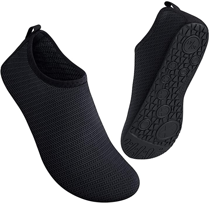Metog Men Women Water Shoes Quick-Dry Aqua Socks Barefoot Slip-on for Sport Beach Swim Surf Yoga Exercise