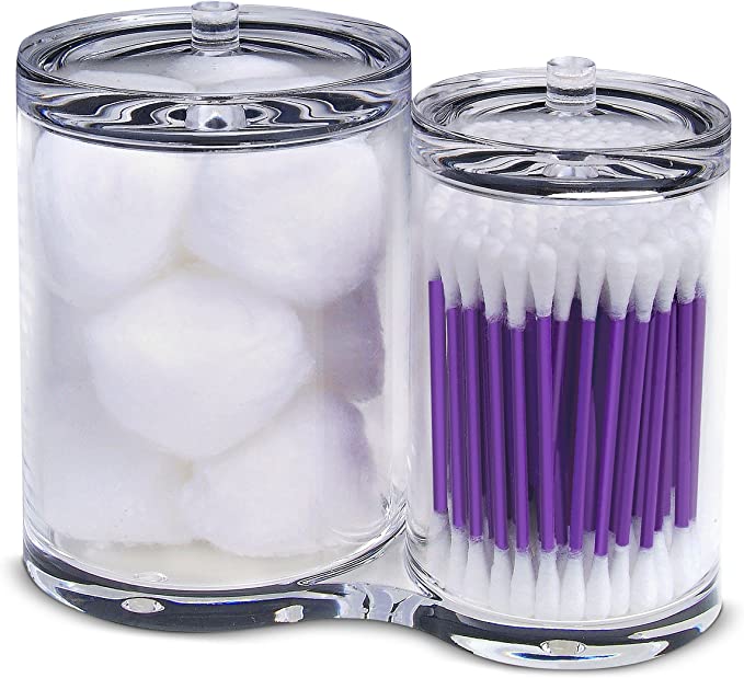 Epica Clear Cotton Ball and Swab Organizer