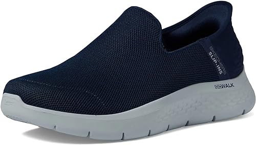 Skechers Men's Gowalk Flex Hands Free Slip-ins Athletic Slip-on Casual Walking Shoes Sneaker, Navy, 14 X-Wide